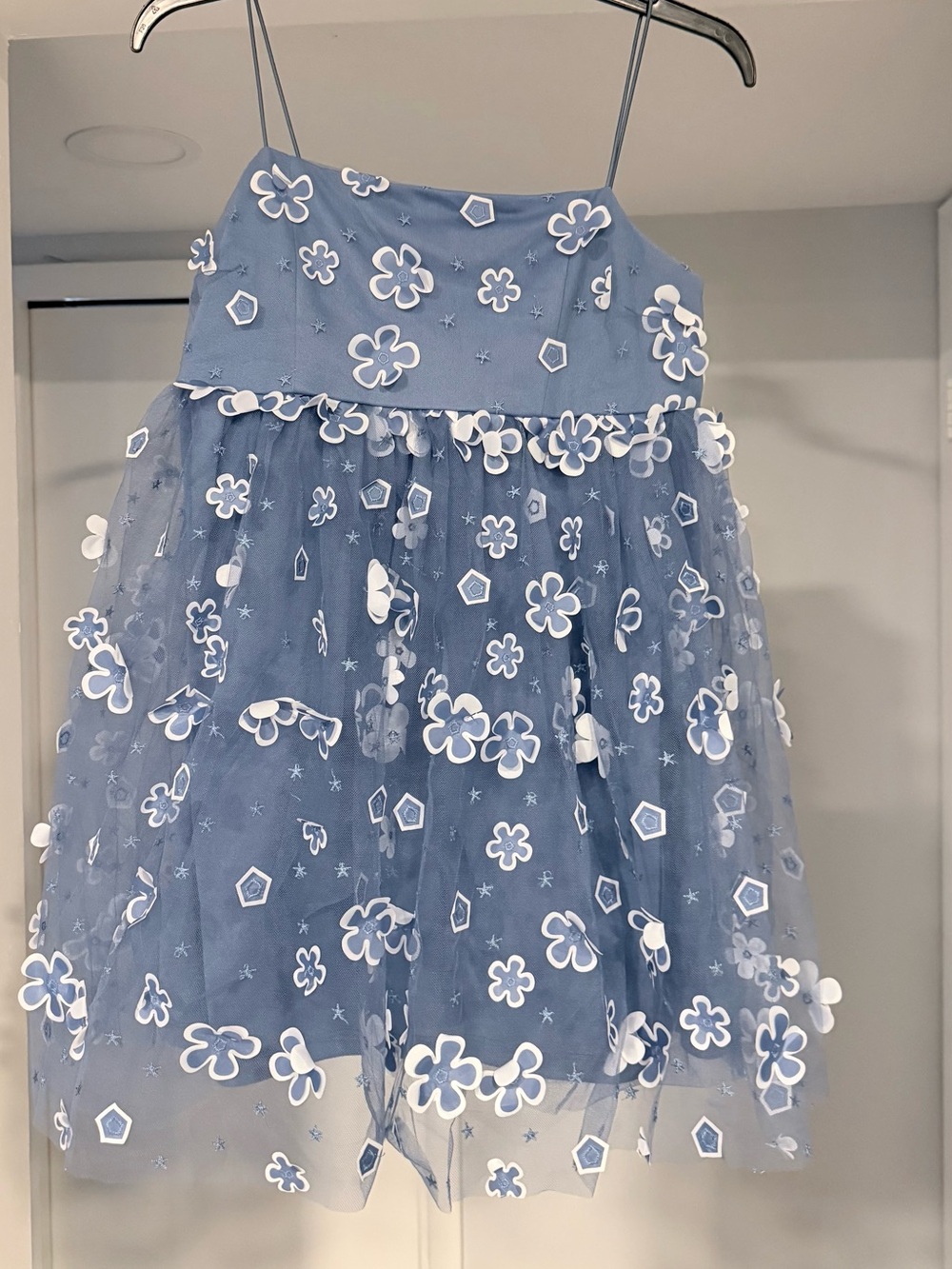 Trixxi Babydoll Dress Blue